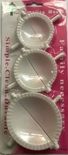 NEW 3 PCS DUMPLING MOULD PASTY